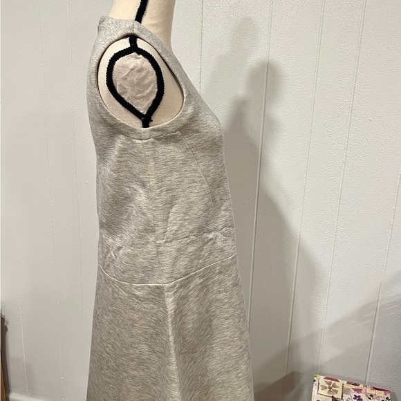 NWT Madewell The Anytime Scuba Heather Gray Dress - Picture 4 of 9